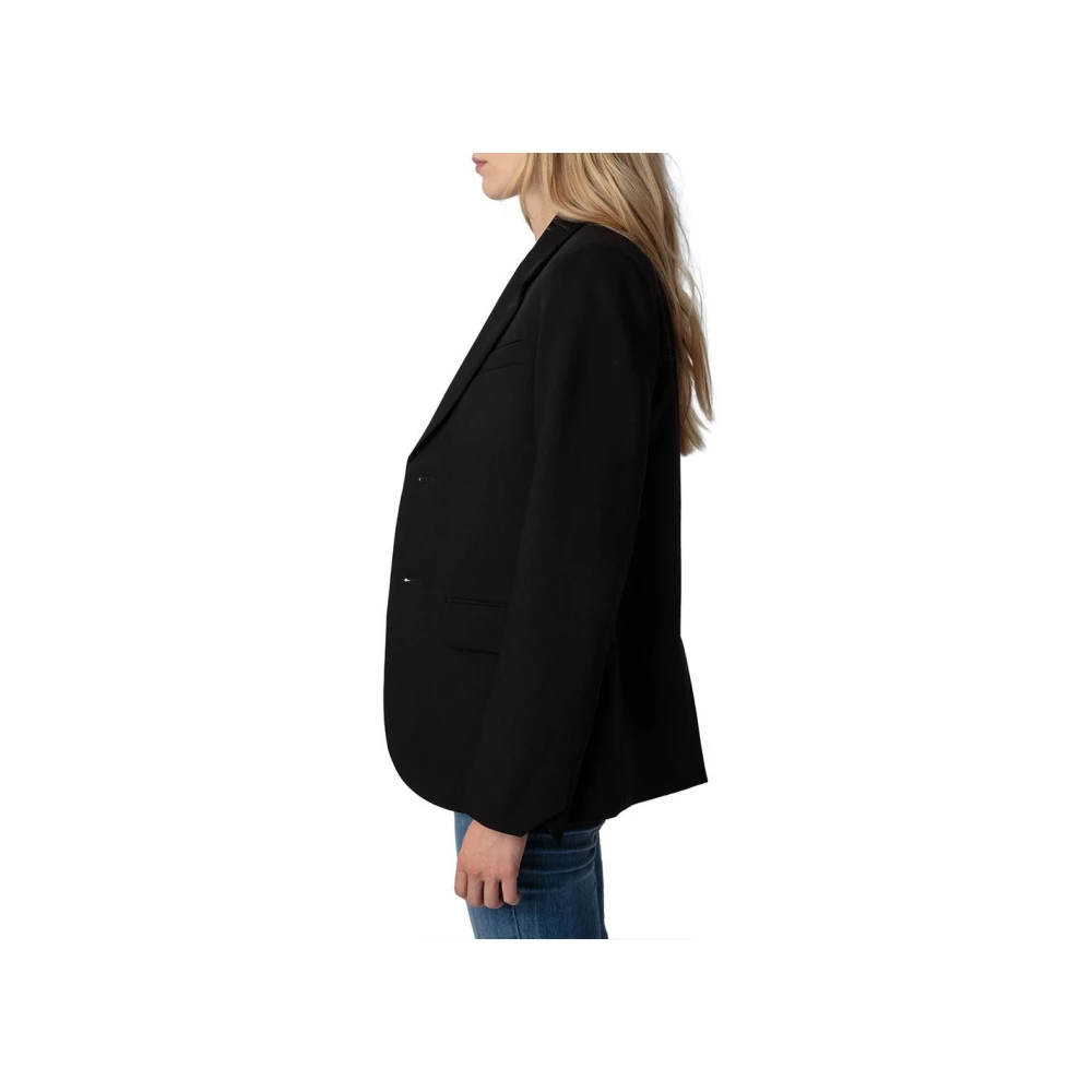 Zadig & Voltaire Stijlvolle Sako Shirt Black Dames