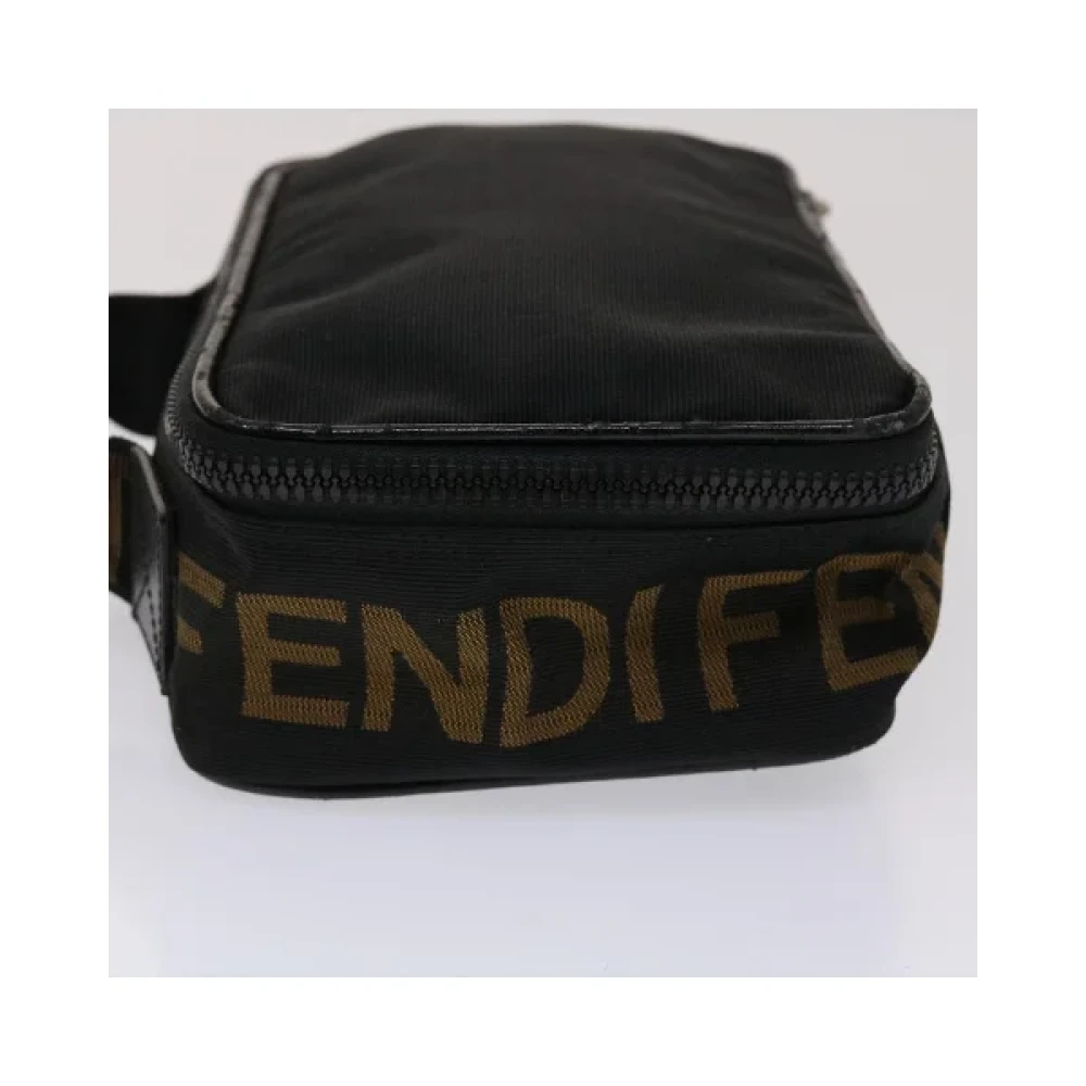 Fendi Vintage Pre-owned Nylon handbags Black Dames