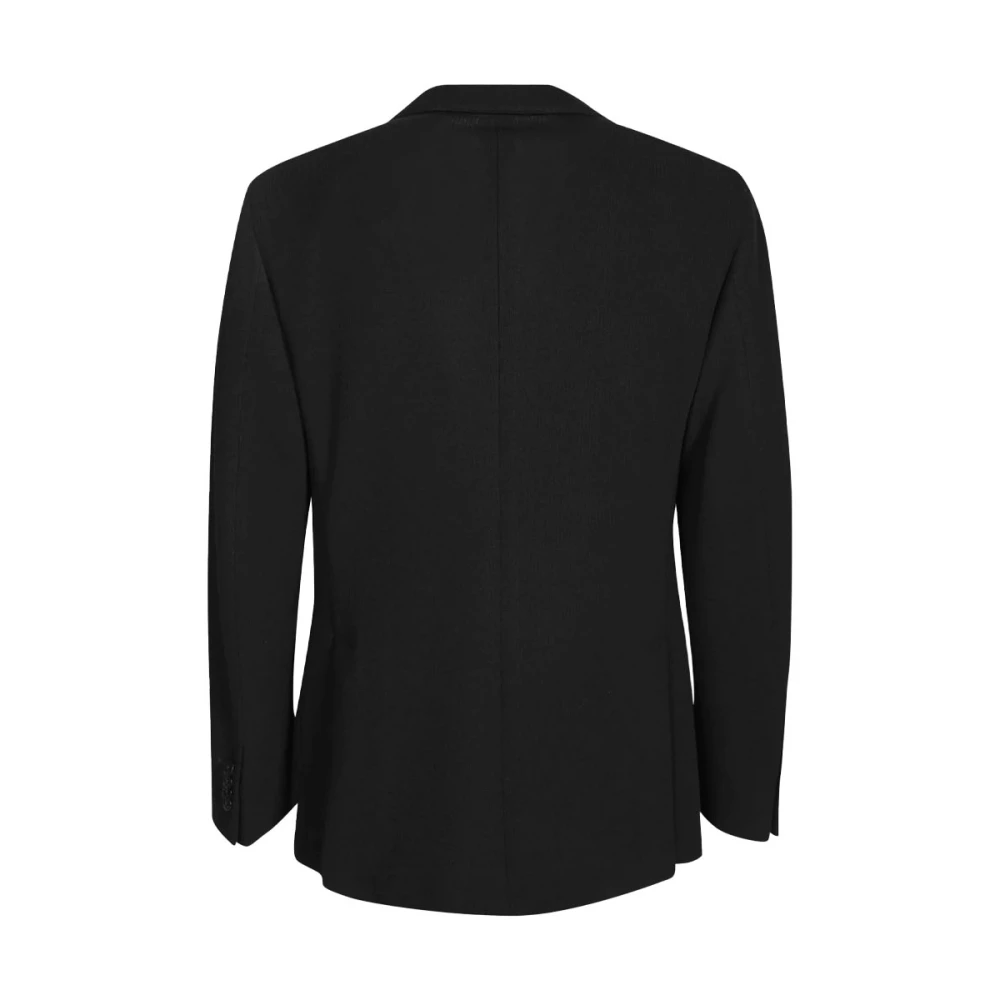 Boglioli Wollen herenjas voor kantoorlook Black Heren
