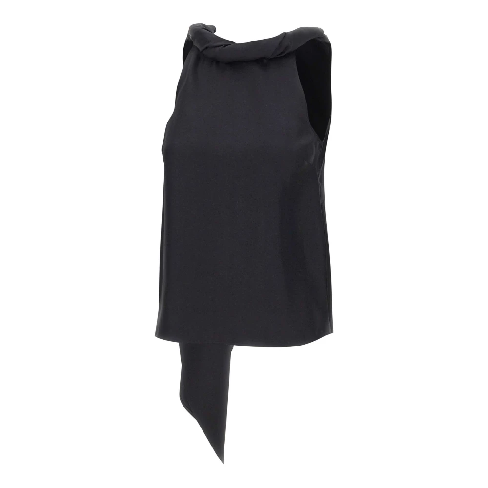 Loulou Studio Women's Black Wilma Top