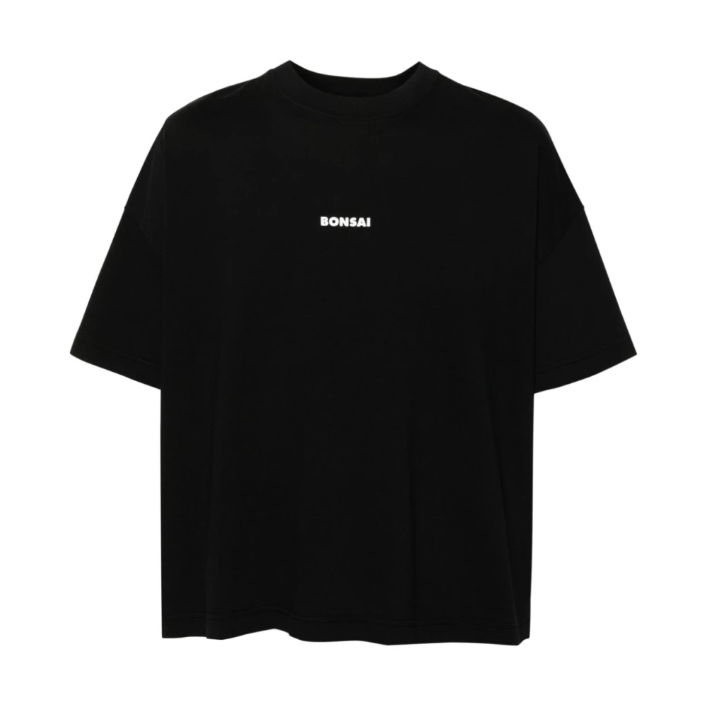 Bonsai Zwarte T-shirts en Polos Black Heren