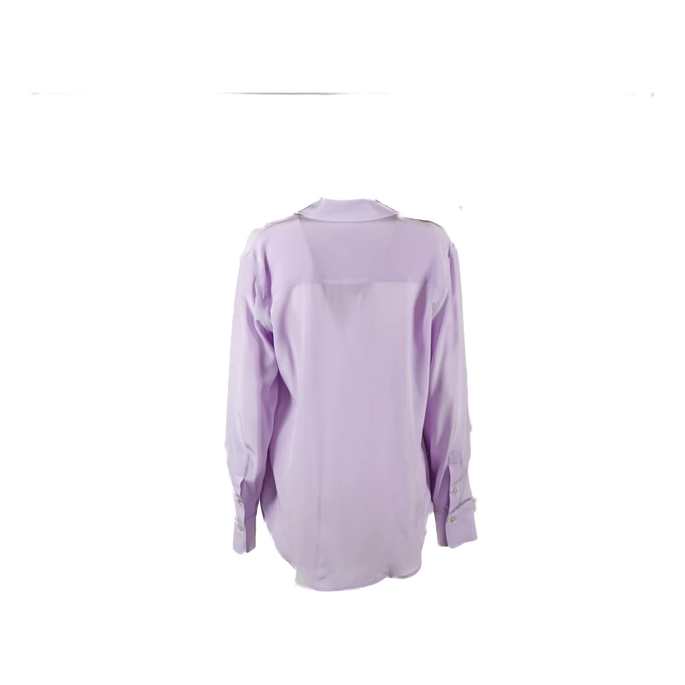 Victoria Beckham Lila Overhemden 1324Wsh005505A Purple Dames