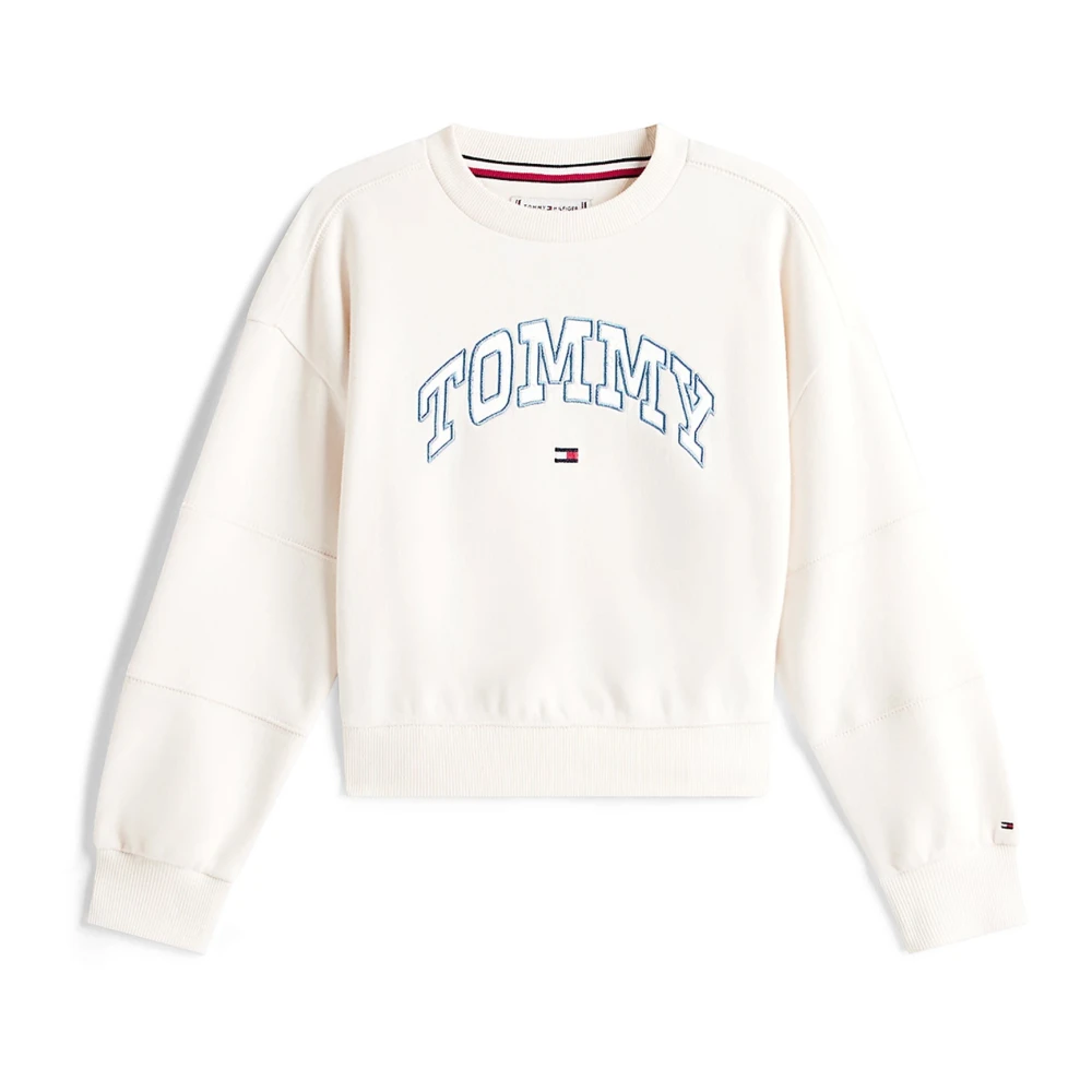 Tommy Hilfiger Women's White Crewneck Sweatshirt