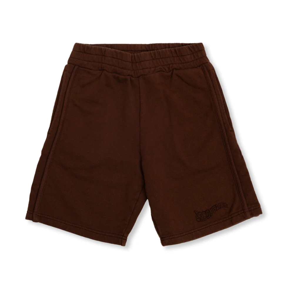 Jacquemus Sweat shorts Brown, Unisex