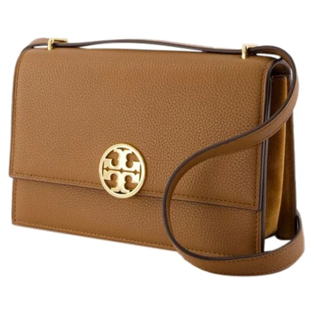TORY BURCH Leather shoulder-bags Brown Dames