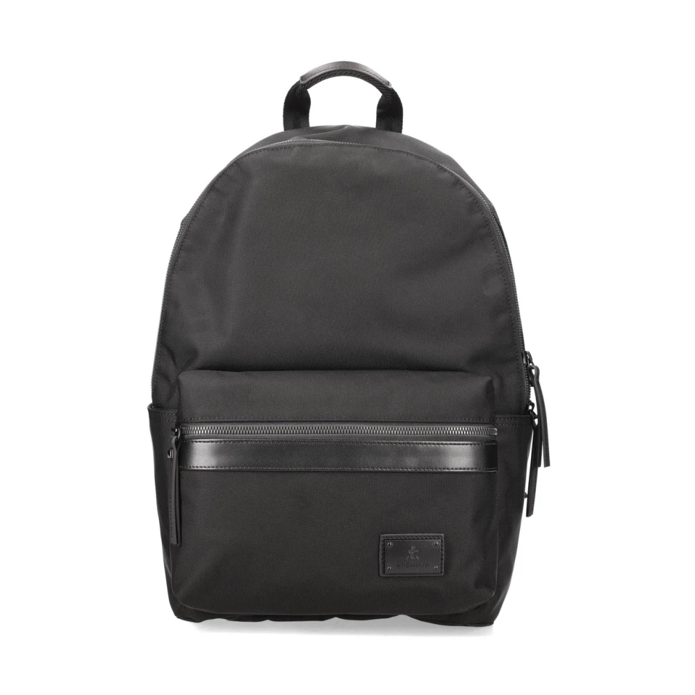 Premiata Unisex Black Backpacks, One Size, Nylon Backpack