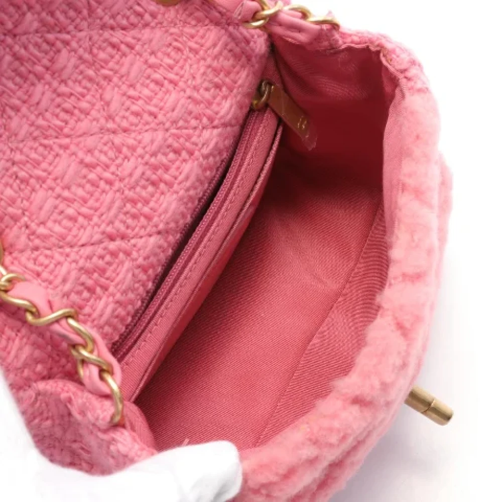 Chanel Vintage Pre-owned Canvas crossbody-bags Pink Dames