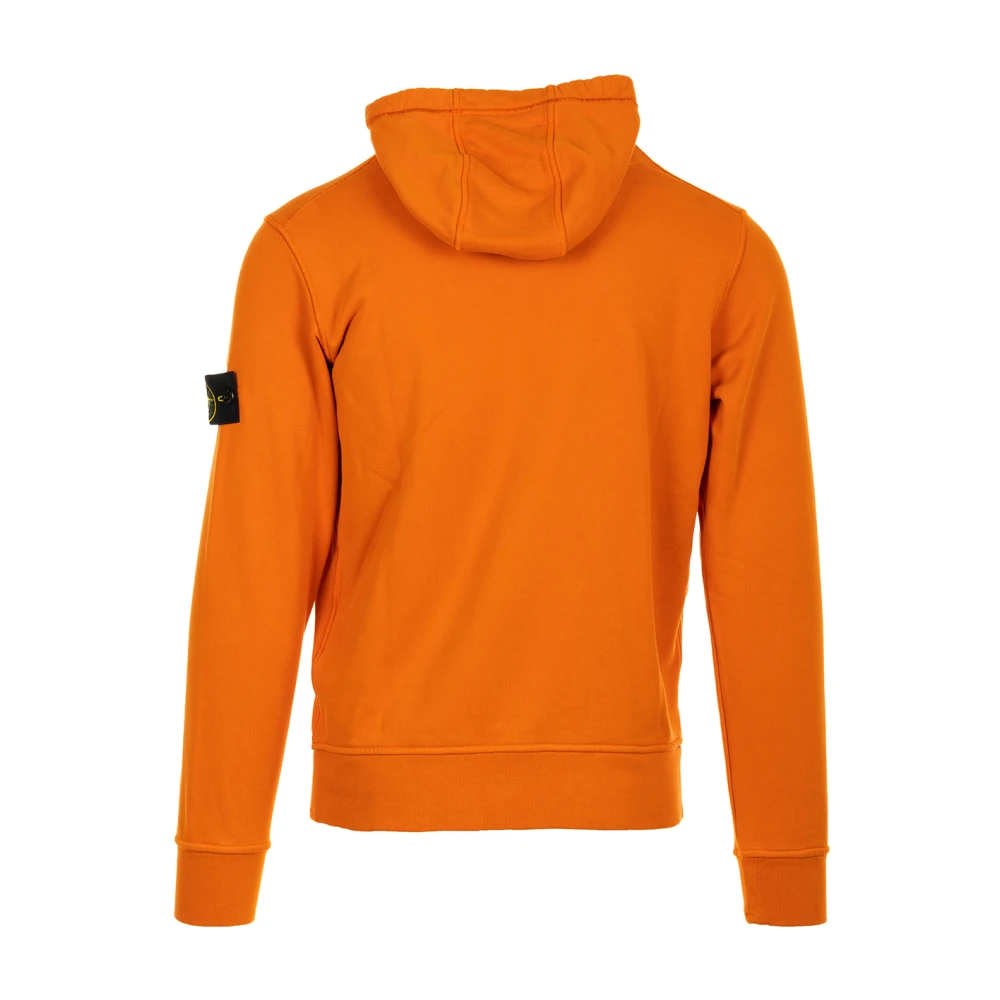 Stone Island Oranje Felpa Sweaters Orange Heren