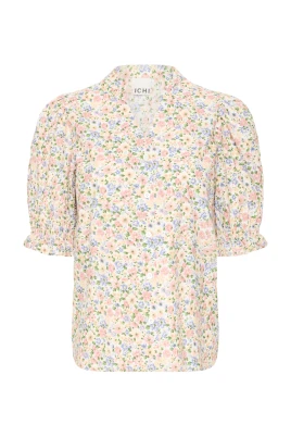 Blommig Cloud Dancer Blus