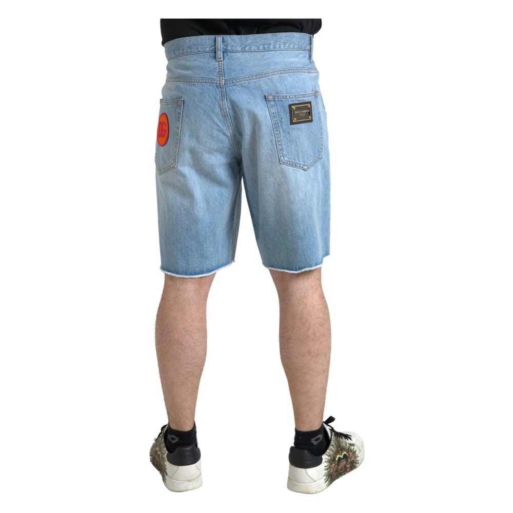 Dolce & Gabbana Denim Shorts Blue Heren