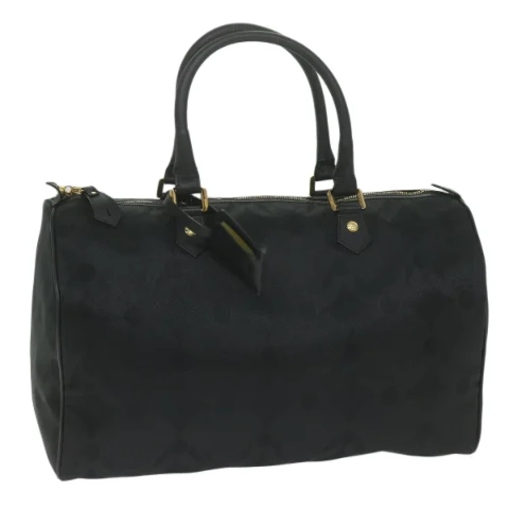 Versace Pre-owned Canvas travel-bags Black Dames