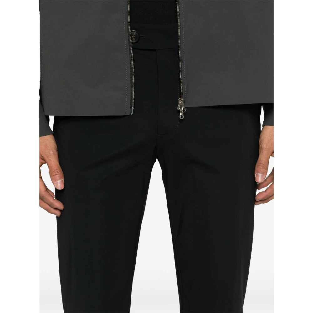 RRD Zwarte broek met knoopsluiting aan de voorkant Black Heren