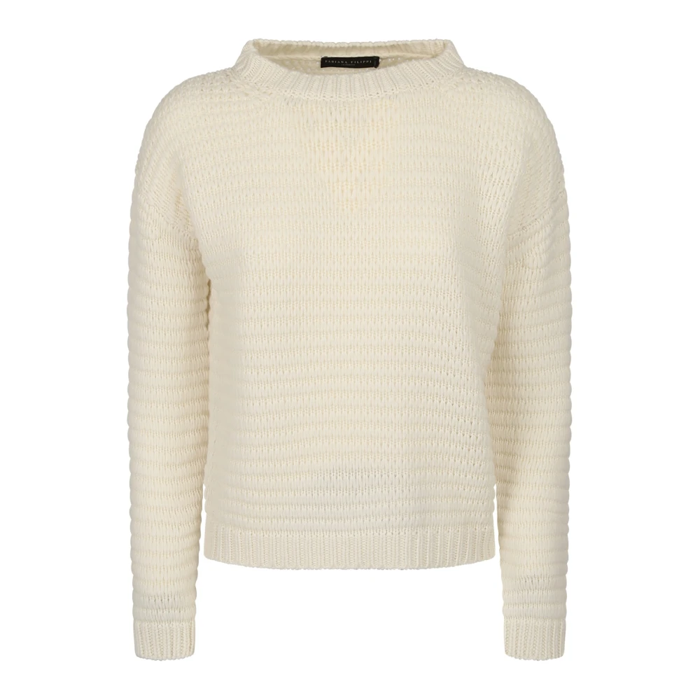Knitwear > Round-neck Knitwear - - Fabiana Filippi - Modalova