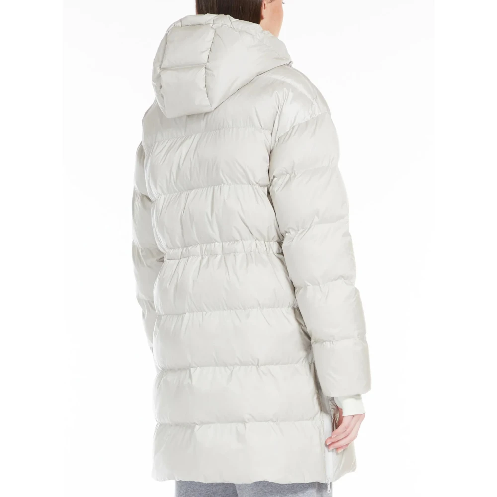 Max Mara Lichtgrijze Piumino Master Jas Gray Dames