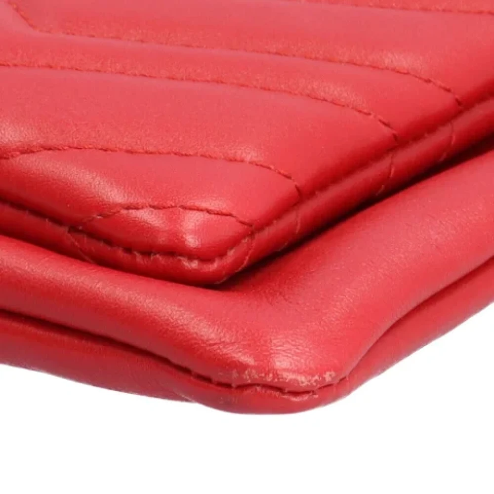 Gucci Vintage Pre-owned Fabric gucci-bags Red Dames