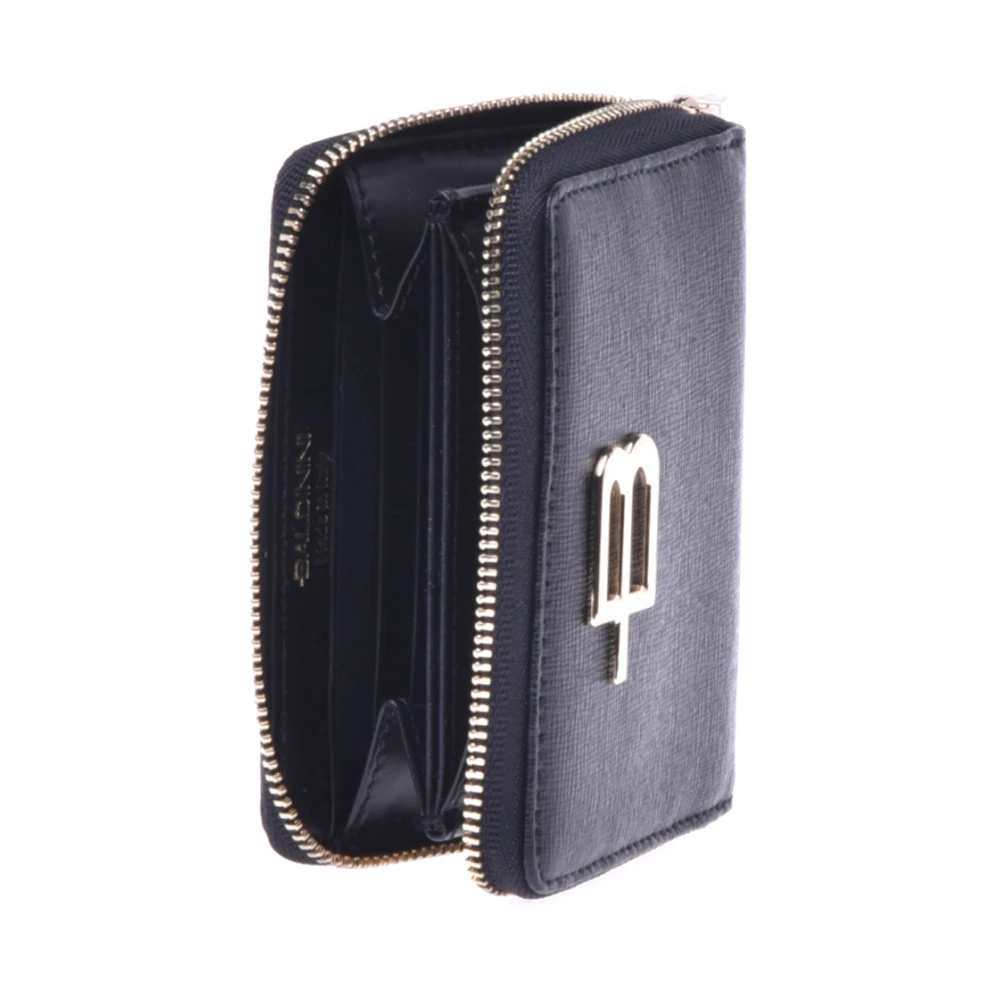 Baldinini Portemonnee in Zwart Saffiano met Rits Black Dames