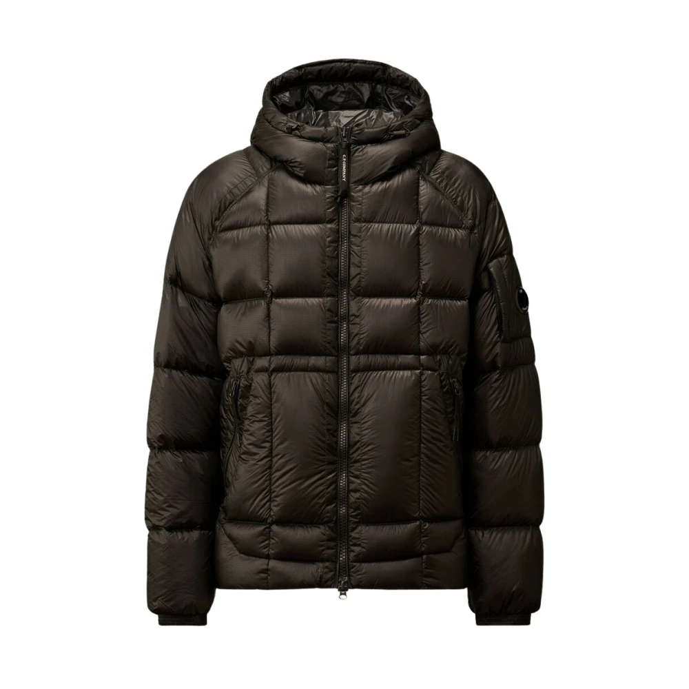 C.p. Company Men's Black Winter Jackets,, Nylon Puffer Jacket Small