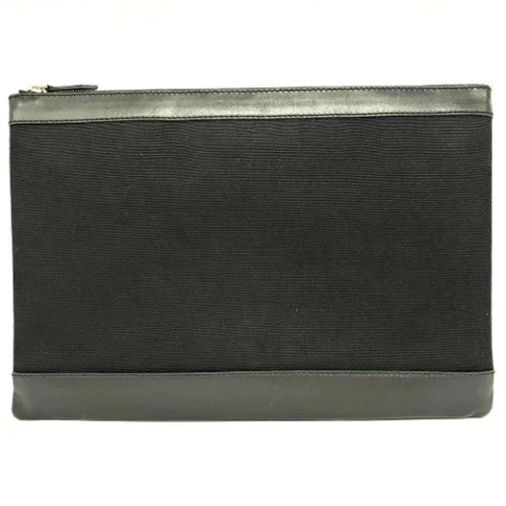 Balenciaga Vintage Pre-owned Canvas clutches Black Dames