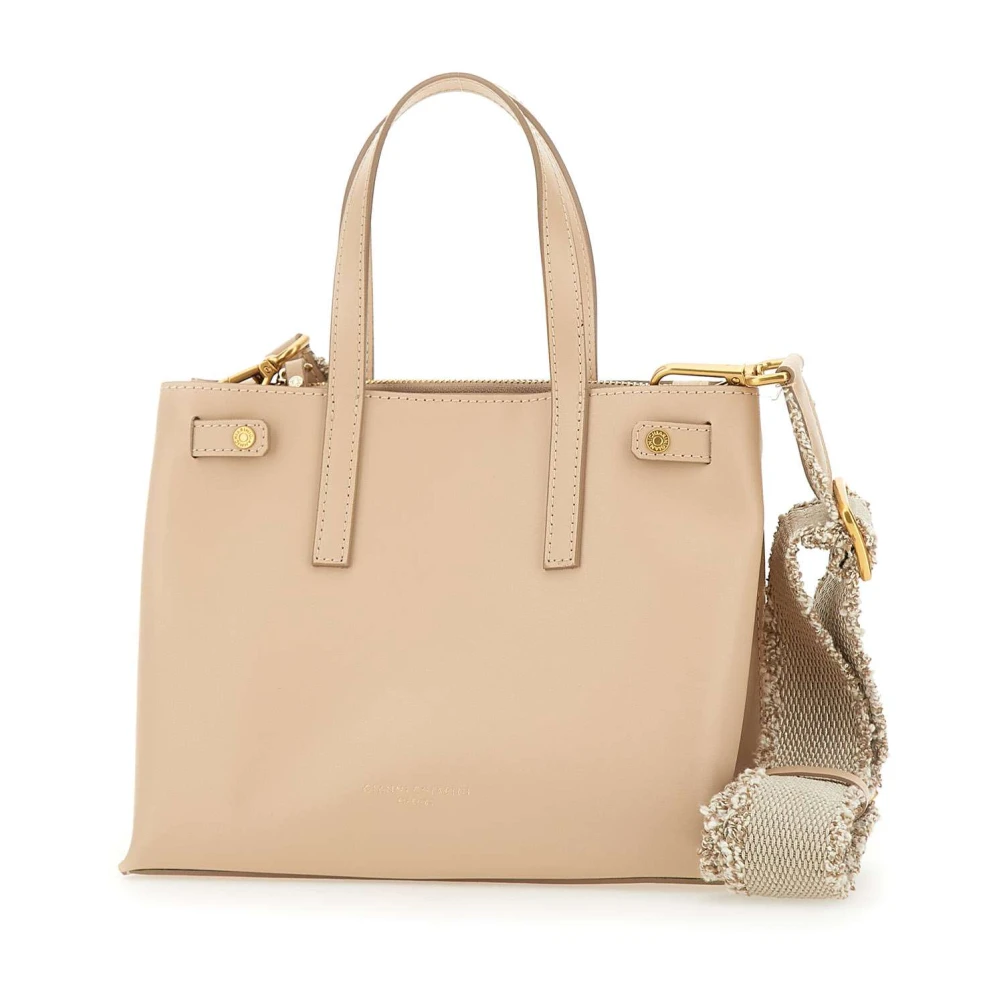 Gianni Chiarini Poederkleurige leren Altea tas Beige Dames