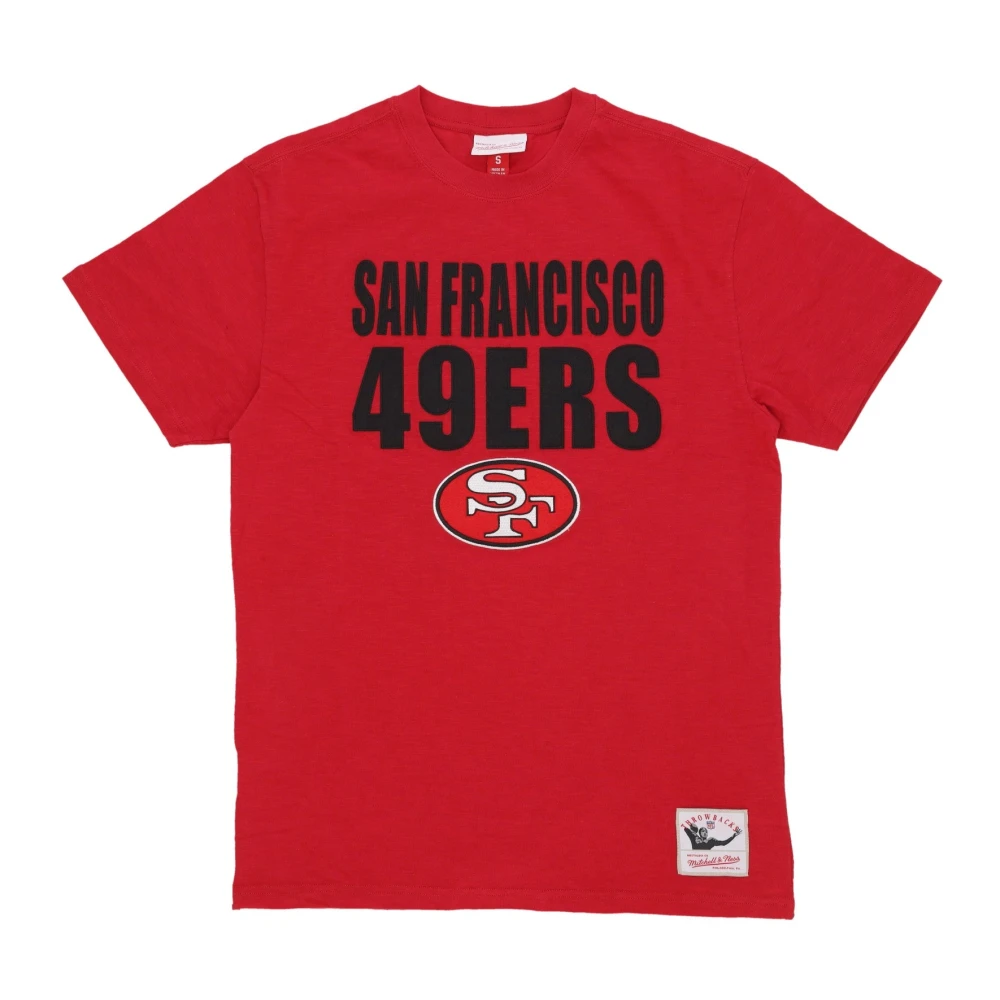 Mitchell & Ness NFL Legendarische Slub Tee San Francisco 49ers Red Heren