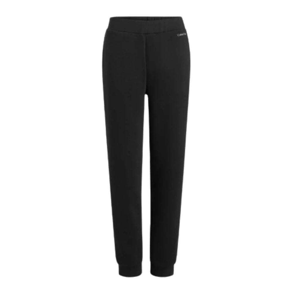 Calvin Klein Metallic Micro Logo Jogger Broek Black Dames