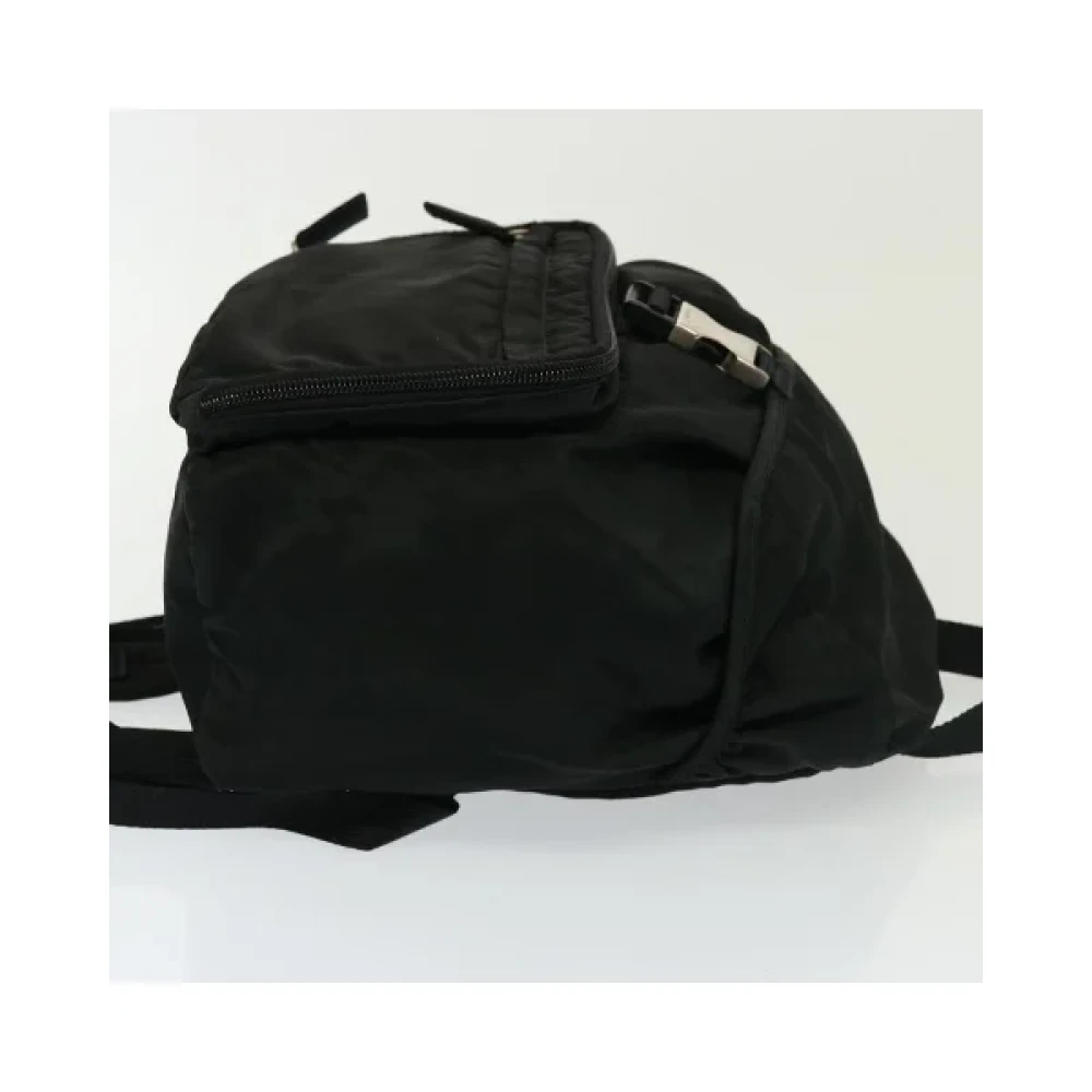 Prada Vintage Pre-owned Nylon prada-bags Black Dames