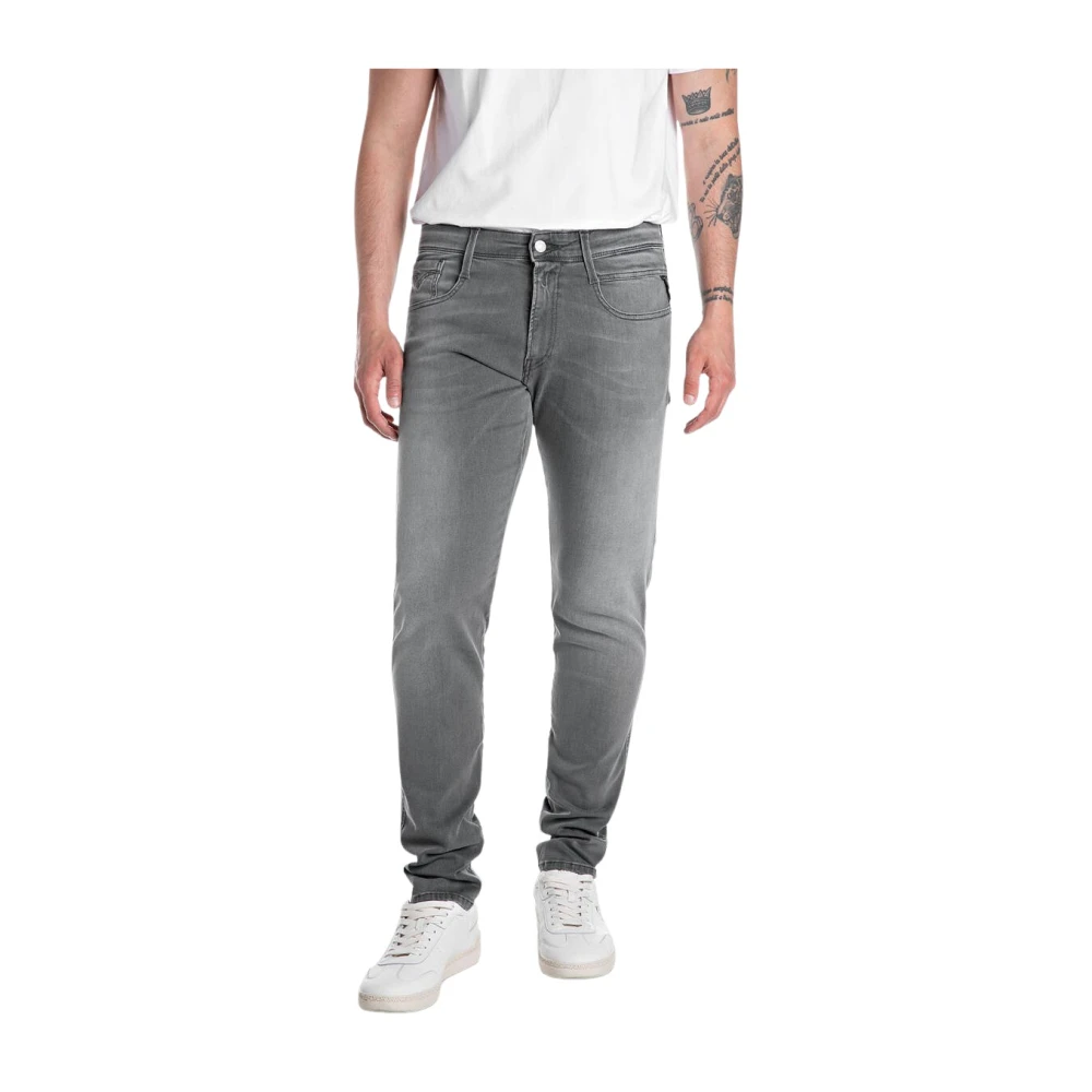 Replay Denim Jeans Klassieke Stijl Blue Heren