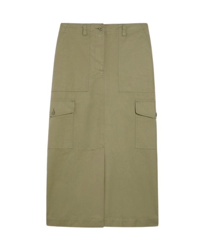 jupe-en-toile-de-coton-calais-vert-sauge