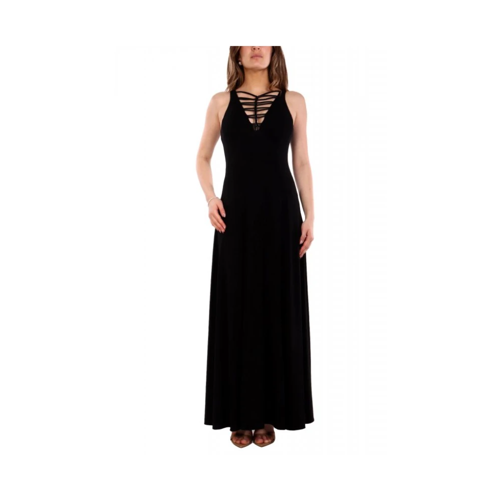 Emporio Armani Damen Schwarz Kleider, K, Xlgröße: