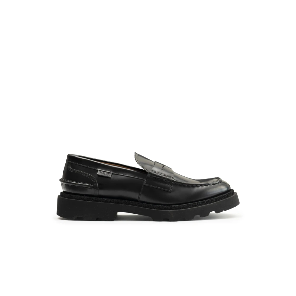 Fabi Leren Loafers Black Heren