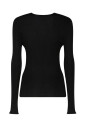 sort-cashmere-ribstrikket-top