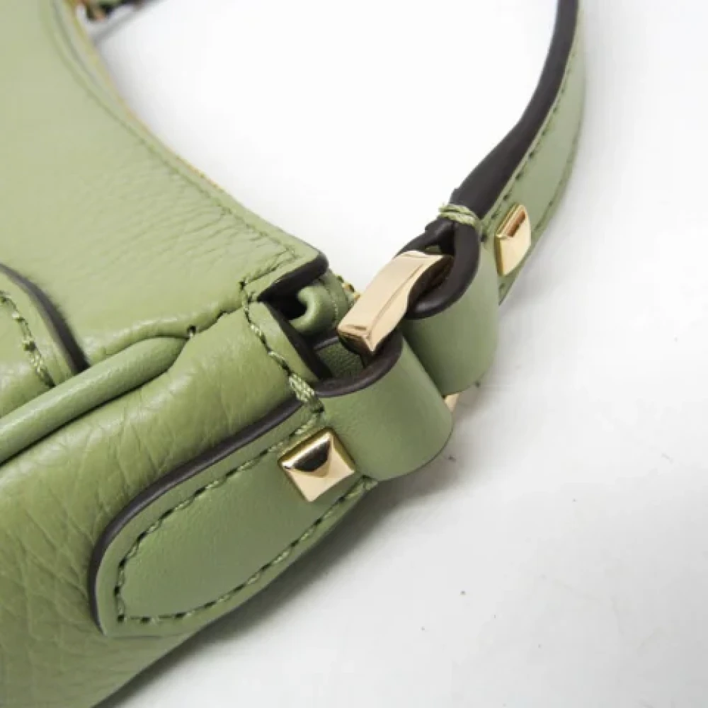 Michael Kors Pre-owned Leather shoulder-bags Green Dames
