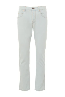 Ljusblå Avslappnad Passform Denim Jeans