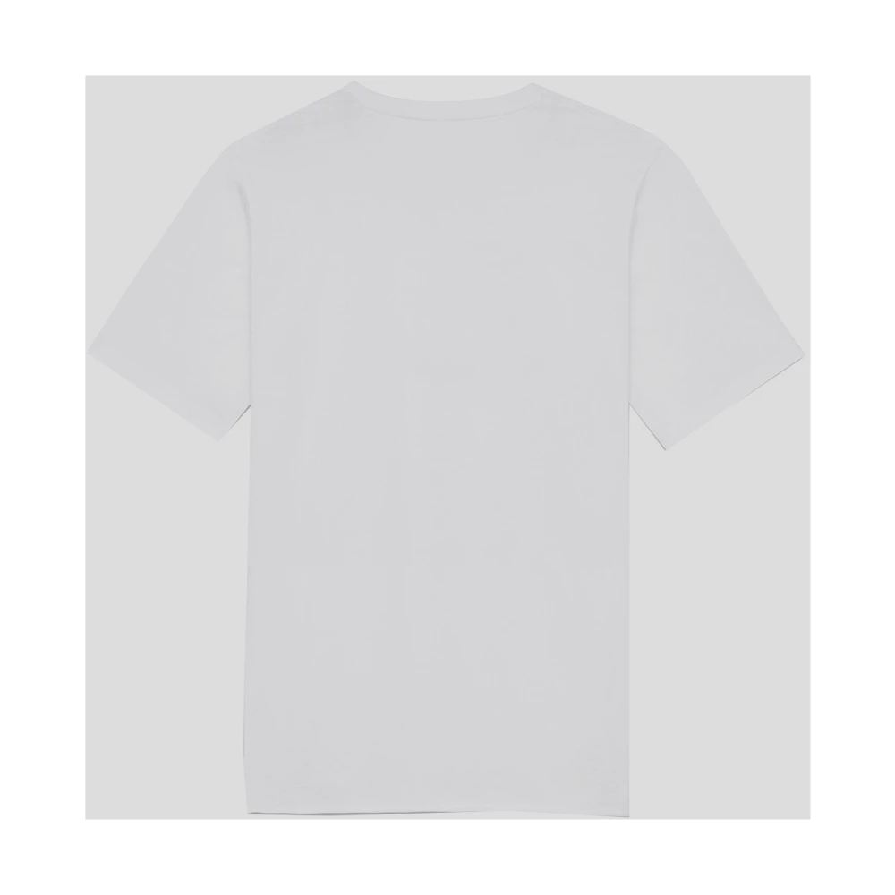 Saint Laurent Cotton Rive Gauche T-shirt White Heren