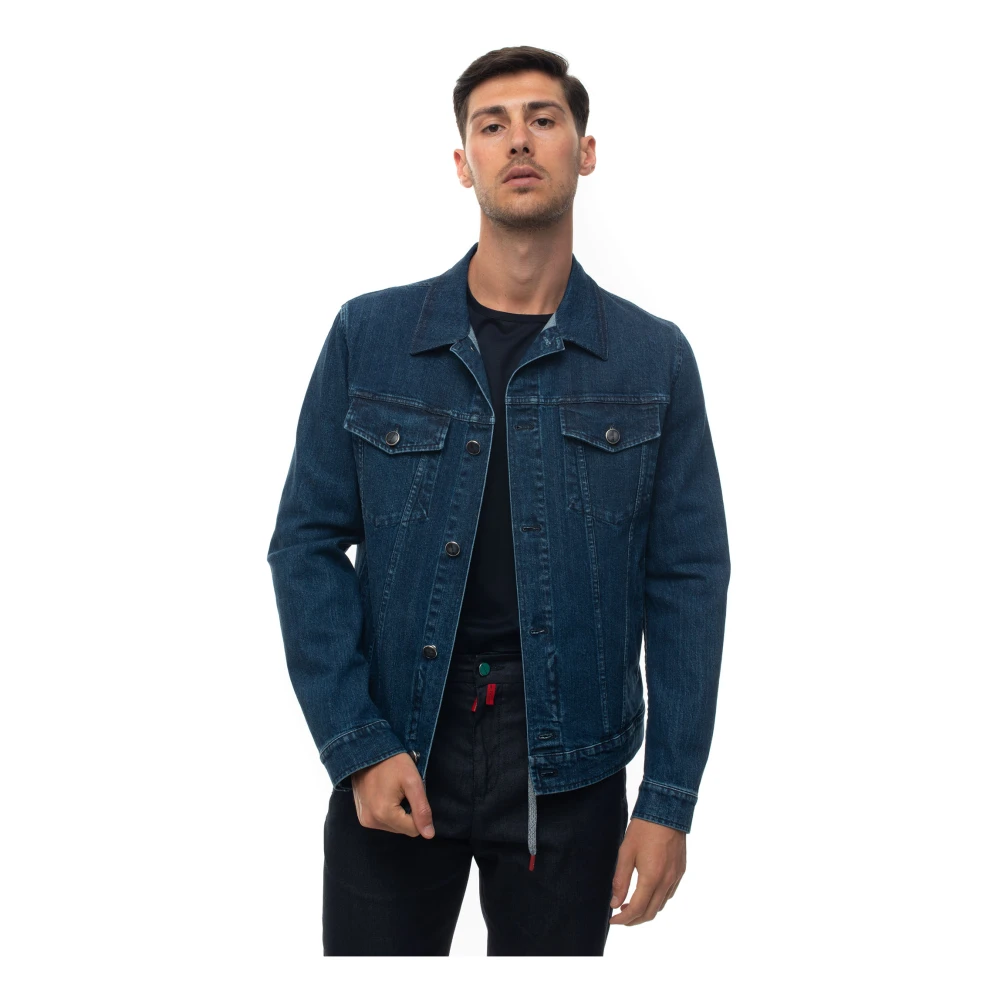 Jackets > Denim Jackets - - Kiton - Modalova