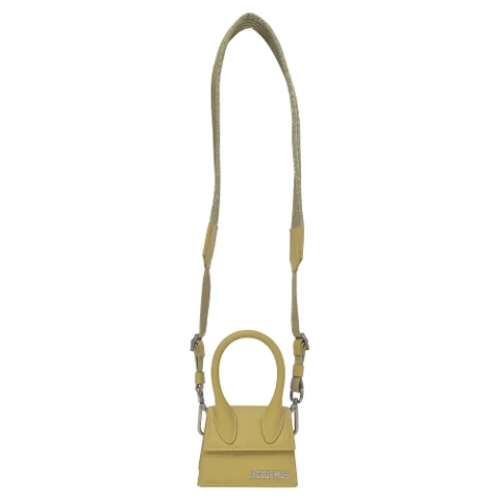 Jacquemus Pre-owned Leather shoulder-bags Green Dames