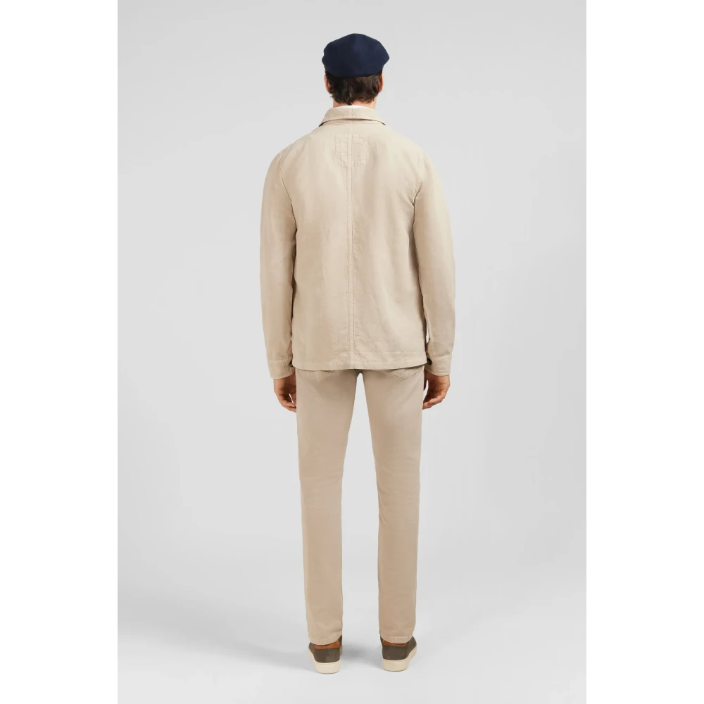 Eden Park Overhemd Beige Heren