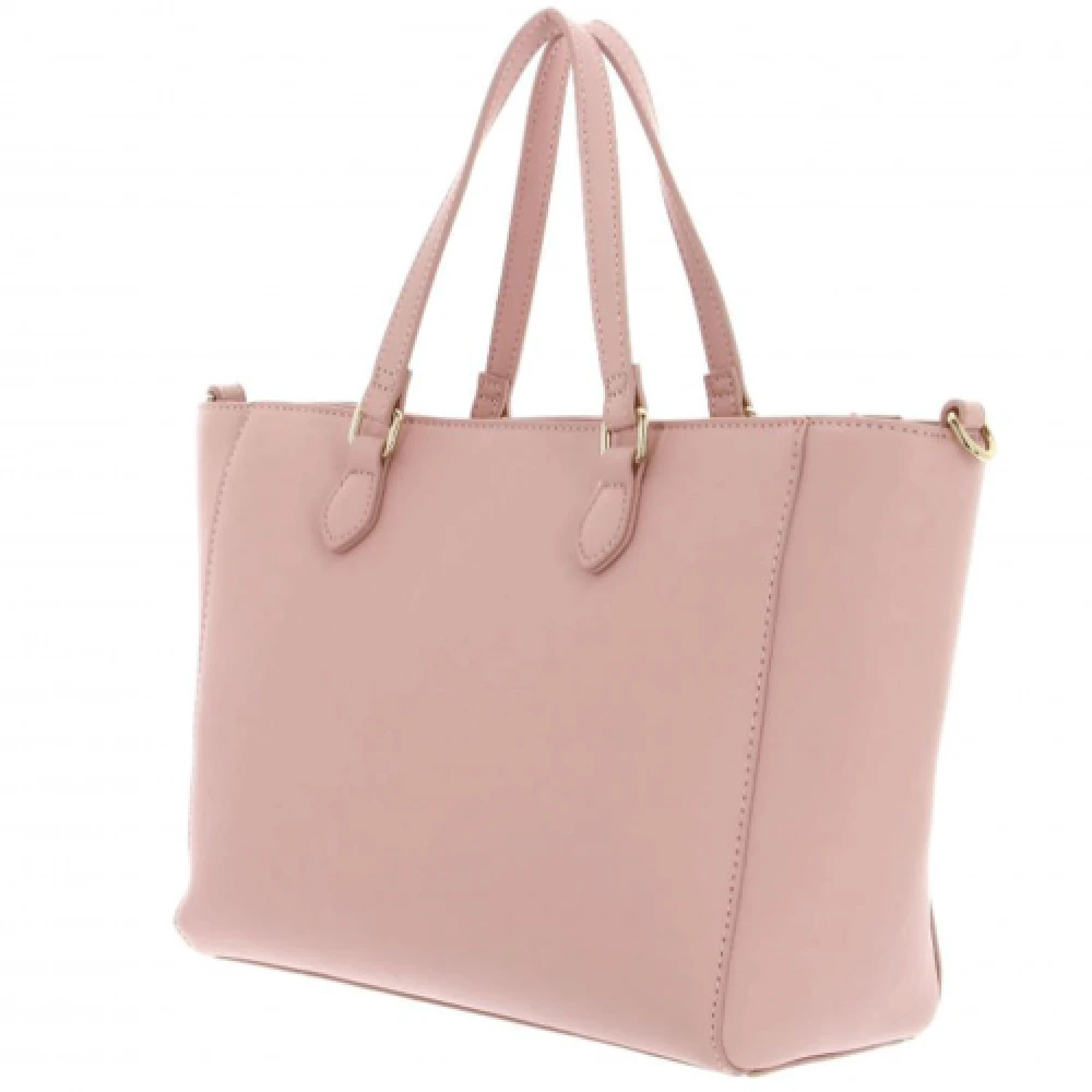 Valentino by Mario Valentino Roze Handtas met Gouden Decoraties Pink Dames