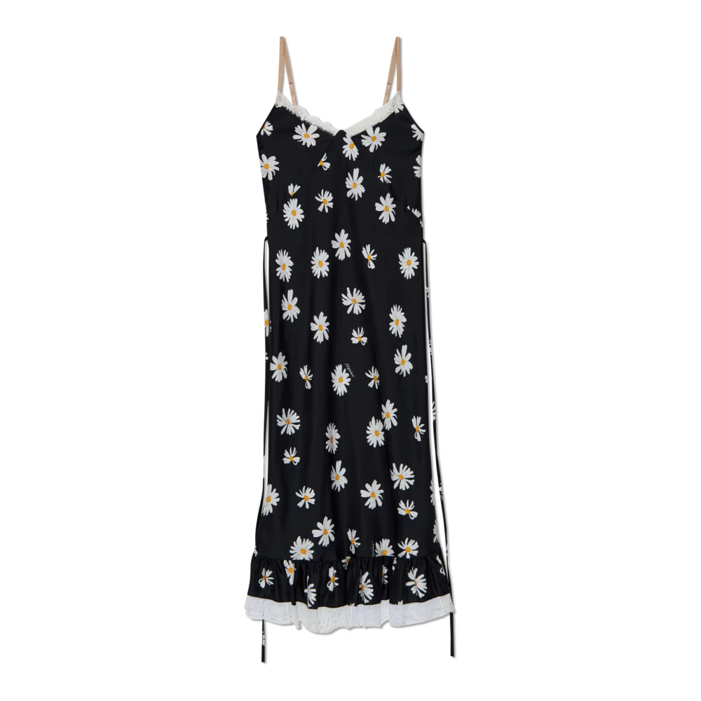Moschino Zijden jurk Black Dames