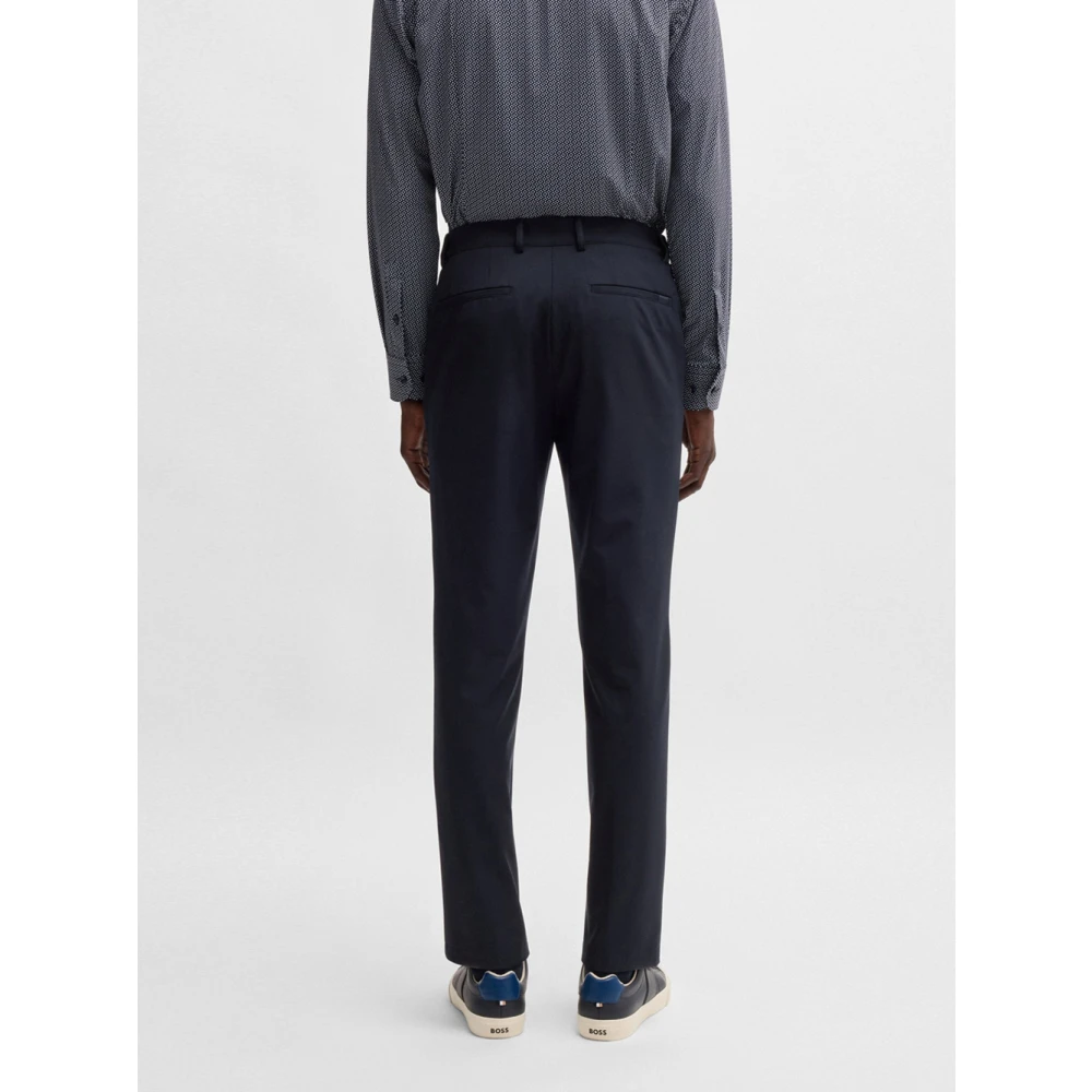 Hugo Boss Blauwe Chino Broek Genius Performance Blue Heren