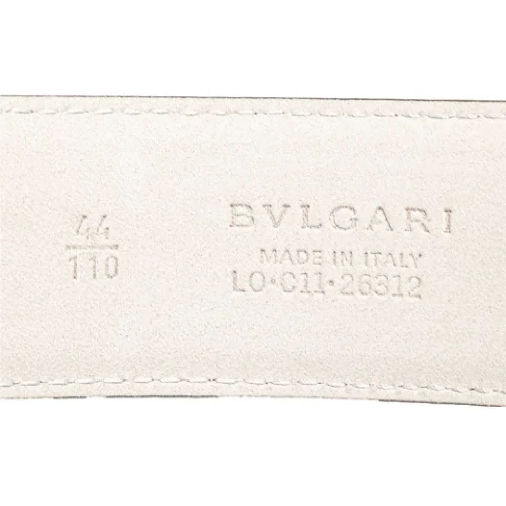 Bvlgari Vintage Pre-owned Leather belts Black Heren