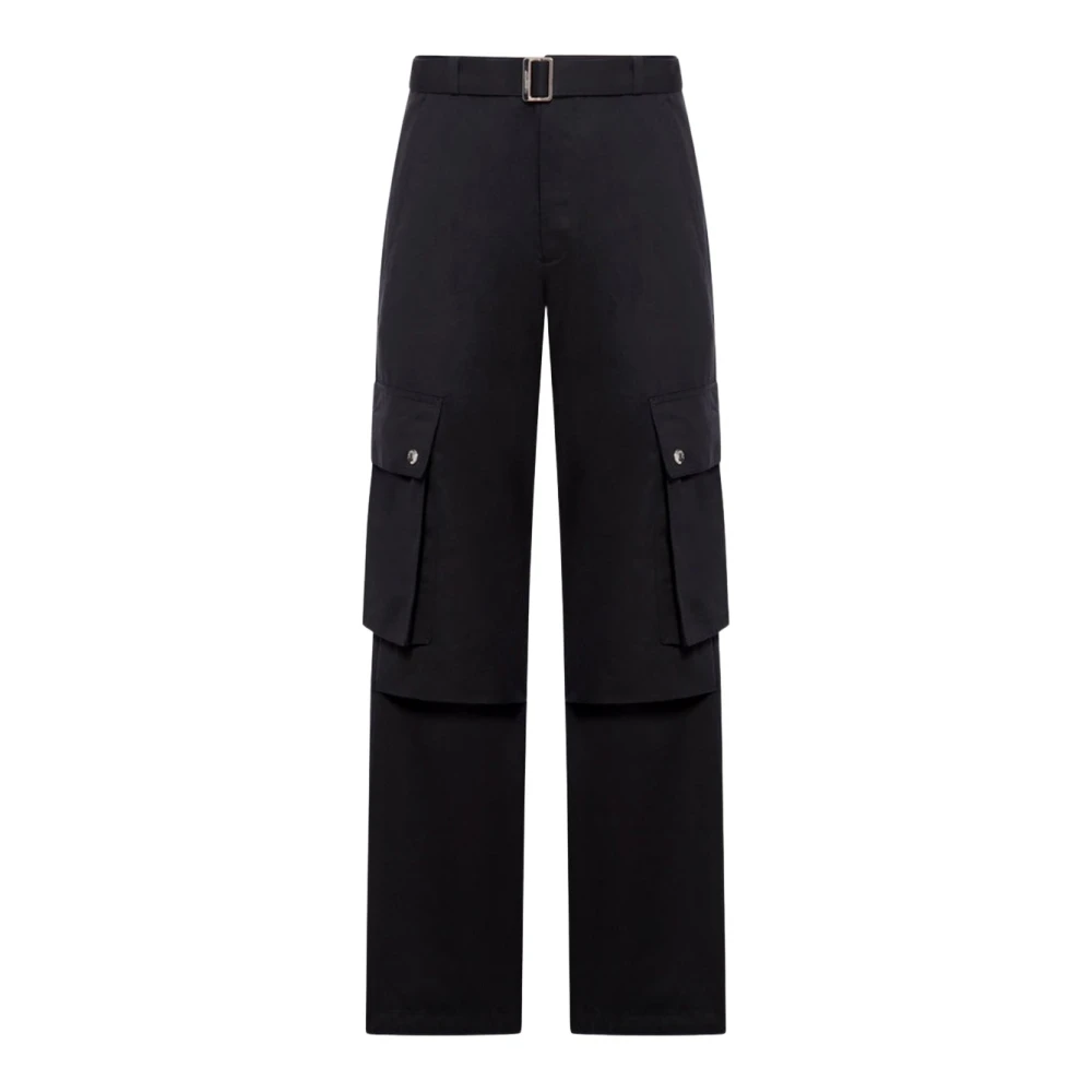 Jacquemus Cargo Katoenen Broek Black Heren