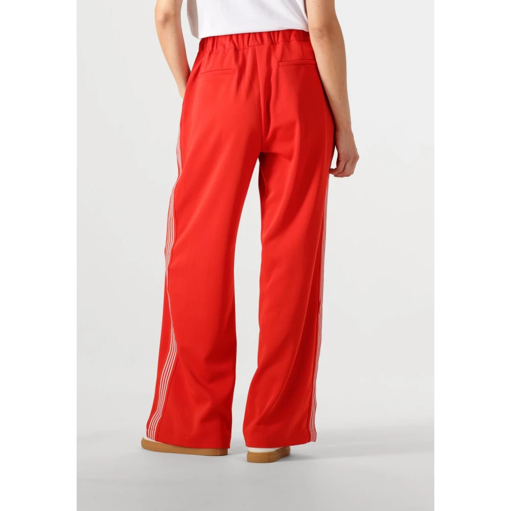 Co'Couture Rode Elegante Plooibroek Red Dames