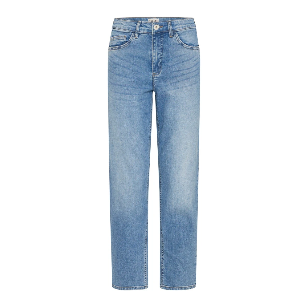 Ichi Women's Blue Cropped Jeans, W31, Light Cropped Jeans