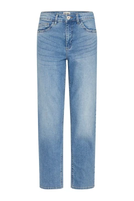 Ljusblå Cropped Jeans