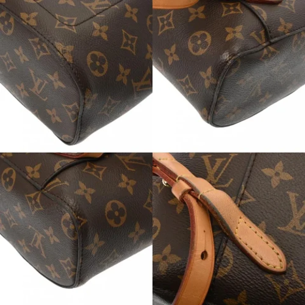 Louis Vuitton Vintage Pre-owned Fabric backpacks Brown Dames