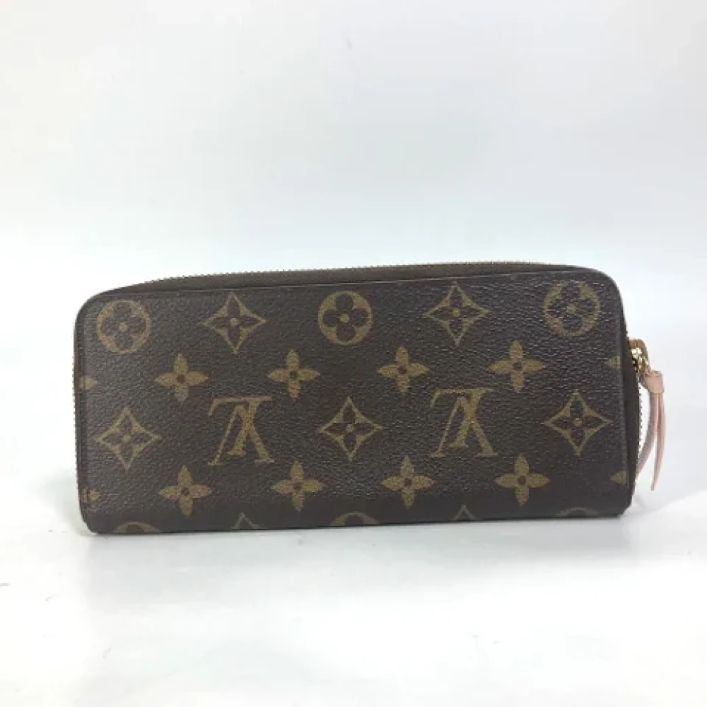 Louis Vuitton Vintage Pre-owned Cotton wallets Brown Dames