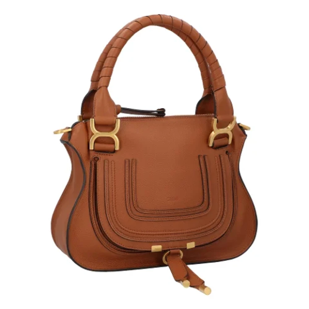 Chloé Leather handbags Brown Dames