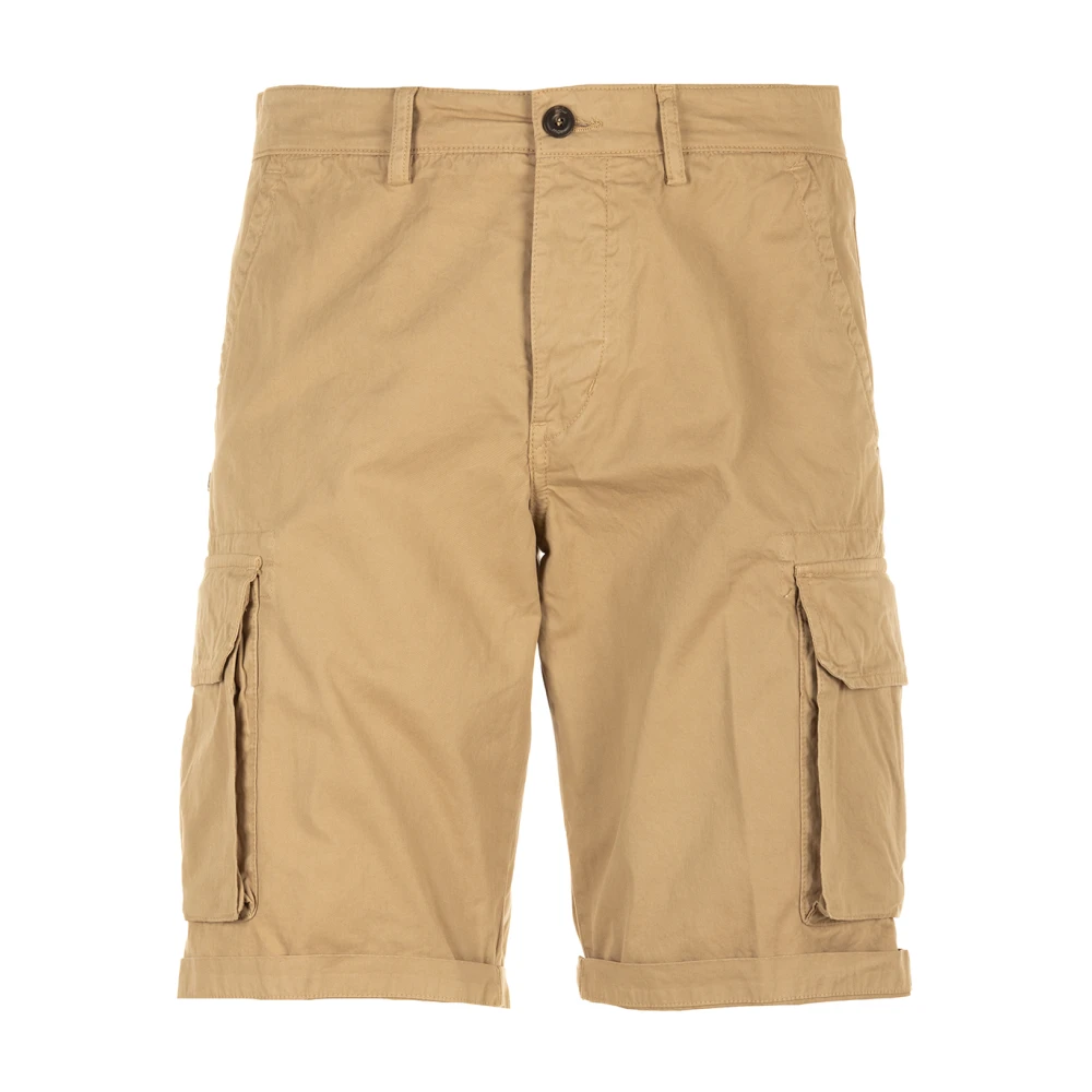 40Weft Cargo Bermuda Shorts in Beige Heren