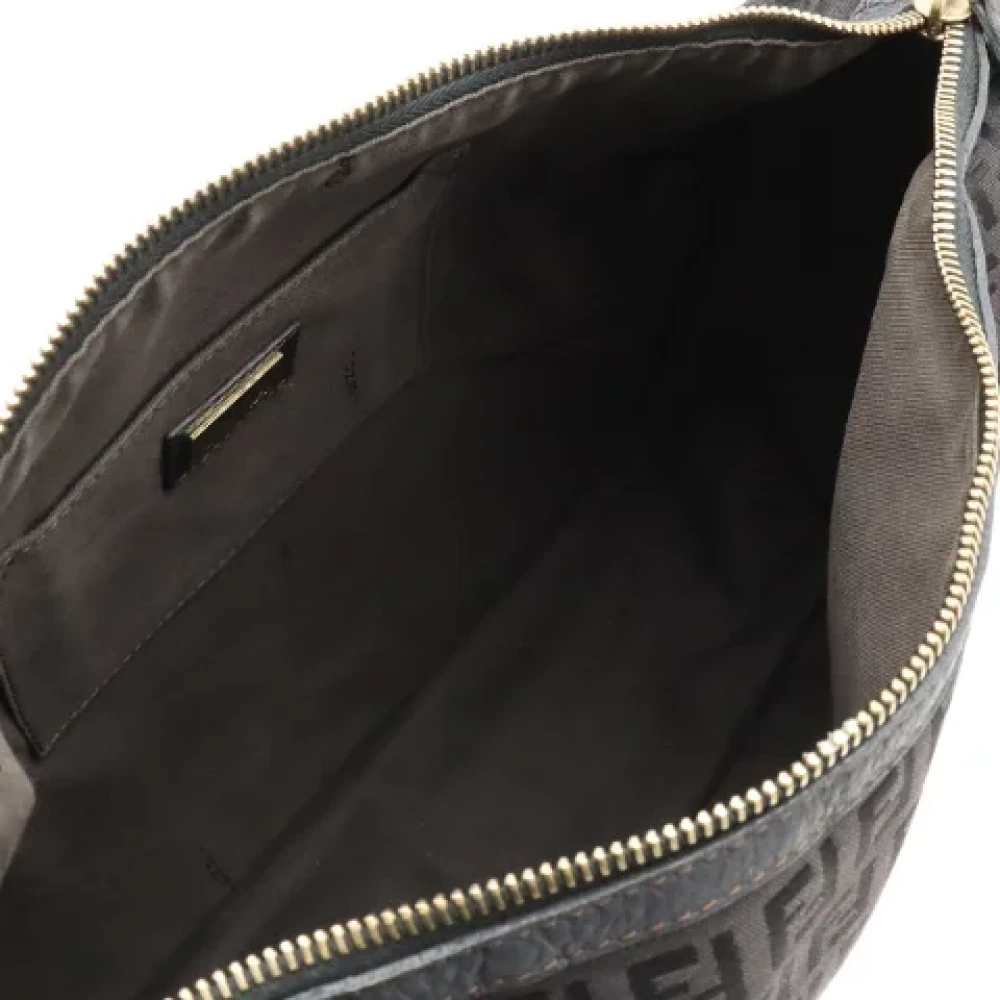 Fendi Vintage Pre-owned Canvas crossbody-bags Black Dames